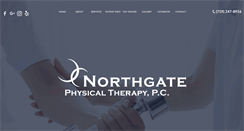 Desktop Screenshot of northgatephysicaltherapy.com